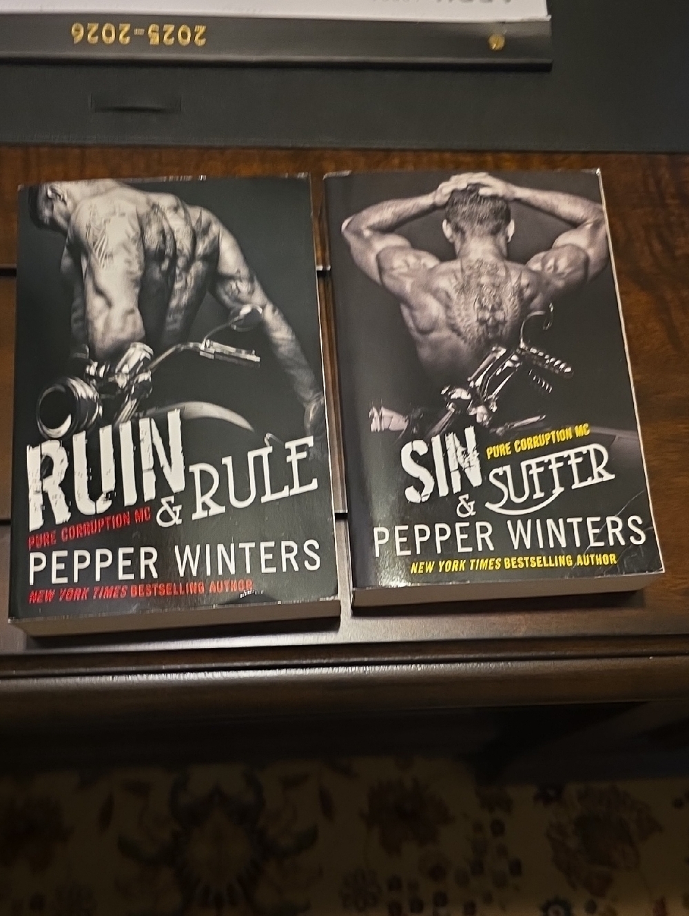 Black Paperback Novel - Ruin & Rule / Sin & Suffer (Set)